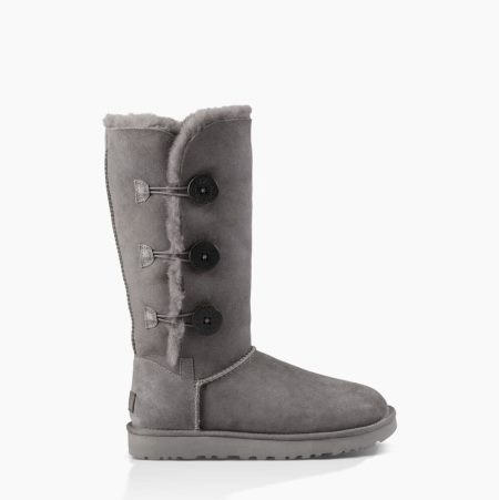 UGG Bailey Button Triplet II - Boots Dame - Grå (NO-J332)